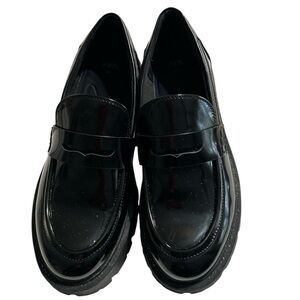 Zara Patent Chunky Loafers NEW - Size 40 (9)